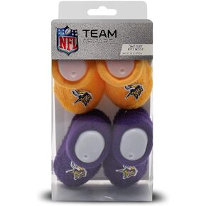FBF - NFL Team Logo & Colors Infant Bootie Socks 0-12 Months - 2 Pack