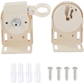 Sunvisor Replacement Parts, Cordless Crank kit, Roller Blind mounting Bracket, for Coolaroo External Sunshade, Outdoor Sunshade