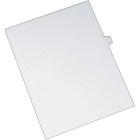 Avery Individual Legal Exhibit Dividers, Allstate Style, K, Side Tab, 8.5 x 11 Inches, Pack of 25 (82173)