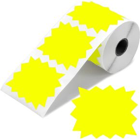 500 Piece Price Stickers Sale Tags Stickers Price Tags Adhesive Price Labels Stickers Sale Signs for Retail Store Market (Green)