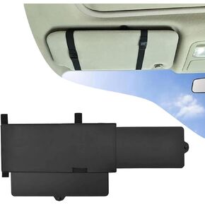 1 PC Car Sun Visor Extender, 12.2" x 5.9" PC Retractable Car Sun Visor Anti-Glare to Prevent Sun Glare, Snow Blind Visor, Safe Driving Accessory, Compatible with Most Car Models (Black)