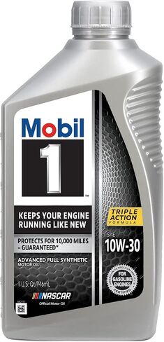 Mobil 1 Advanced Full Synthetic Motor Oil 10W-30, 1 Quart (Pack of 6) in Saudi Arabia