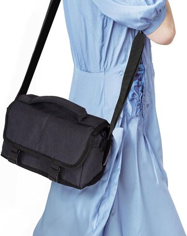 World-in-one Camera Bag, Compact Camera Shoulder Crossbody Bag Case Compatible for Samsung, Sony, Canon, Pentax, Olympus Panasonic, Nikon & Many More in Kuwait