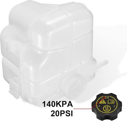 603-383 زجاجة خزان سائل التبريد مع غطاء متوافق مع Buick Cascada 2016-2019 /Verano 2012-2017، لـ Cruze 2010-2016/ Orlando 2012-2014، لـ Cruze Limited 2016 in Kuwait