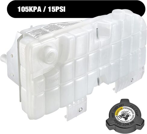 خزان زجاجة خزان تدفق سائل التبريد 603-5403 شديد التحمل متوافق مع Kenworth W900 T800 T660 T600، لـ Peterbilt 389 388 386 385 384 382 377 367 365 348 شاحنات 2008-2019 in Kuwait