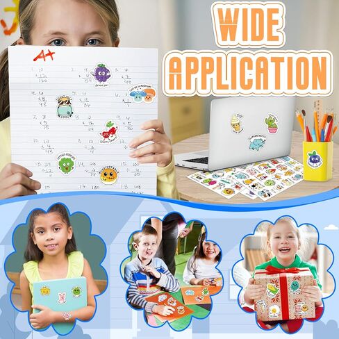 1120 Pcs Punny Reward Stickers for Kids Punny Labels Fun Teacher Stickers for Classroom Students Motivational Stickers Inspiration Positive Accents Cute Encouraging Incentive Stickers for School Chart in Saudi Arabia
