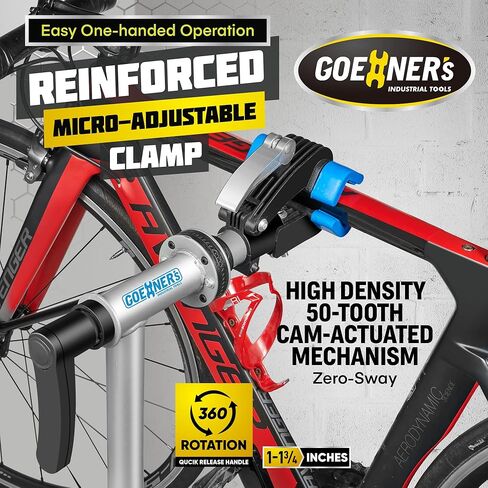 حامل إصلاح الدراجة Gioventù E (بحد أقصى 100 رطل) - حامل الدراجة للصيانة، حامل إصلاح الدراجات شديد التحمل مع إطلاق سريع للدراجات الإلكترونية والدراجات الجبلية ودراجات الطرق in Kuwait