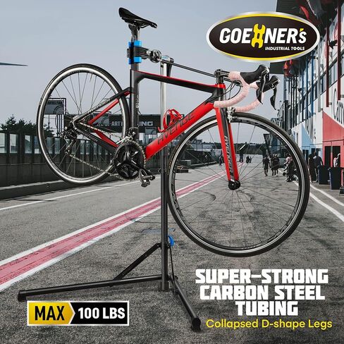 حامل إصلاح الدراجة Gioventù E (بحد أقصى 100 رطل) - حامل الدراجة للصيانة، حامل إصلاح الدراجات شديد التحمل مع إطلاق سريع للدراجات الإلكترونية والدراجات الجبلية ودراجات الطرق in Kuwait