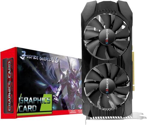 Radeon RX 590 GME 8GB GDDR5 Graphics Card White PCB Gaming Video Card 2304SP 256-Bit PCIe 3.0 x16 6-Pin Connector Desktop Computer Gaming GPU with HDMI, DisplayPort & DVI Ports in Saudi Arabia