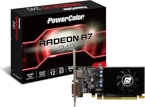 بطاقة رسومات PowerColor AMD Radeon R7 240 سعة 2 جيجابايت 64 بت GDDR5 in Kuwait