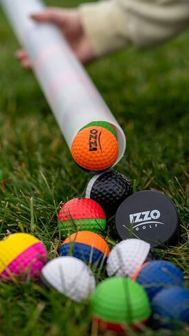 IZZO Golf Tru Spin Foam Practice Balls - with Option of shagger/Practice Set in Saudi Arabia