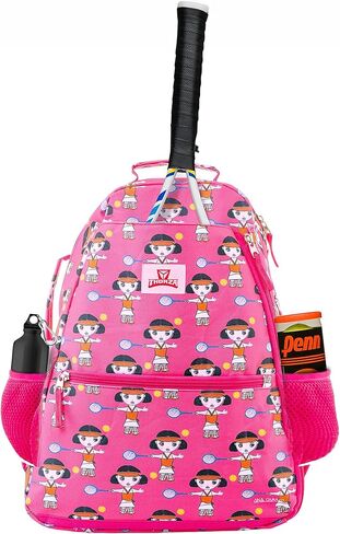 حقيبة ظهر للتنس للنساء - حقيبة مضرب تنس خفيفة الوزن تخزن مضاربين وكرات ومعدات رياضية - حقيبة ظهر فقط in Kuwait