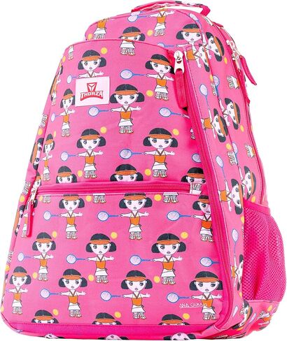 حقيبة ظهر للتنس للنساء - حقيبة مضرب تنس خفيفة الوزن تخزن مضاربين وكرات ومعدات رياضية - حقيبة ظهر فقط in Kuwait