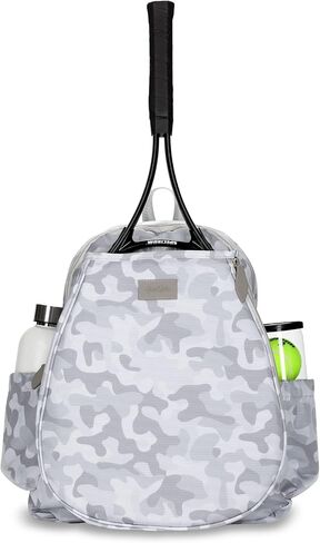 Ame & Lulu Game On Tennis Backpack - Contains Padded & Adjustable Straps - Two Exterior Water Bottle Pockets in Saudi Arabia