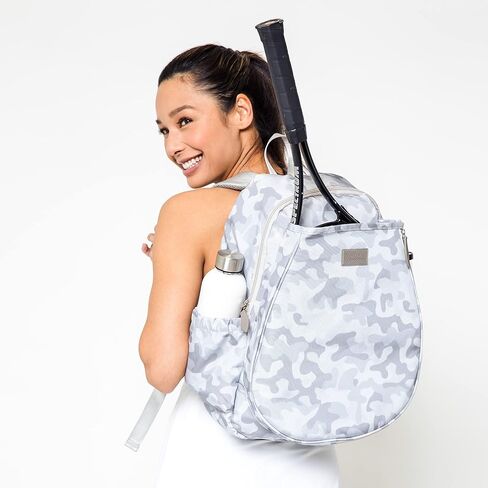 Ame & Lulu Game On Tennis Backpack - Contains Padded & Adjustable Straps - Two Exterior Water Bottle Pockets in Saudi Arabia