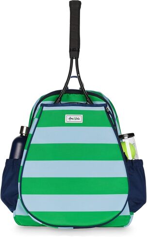 Ame & Lulu Game On Tennis Backpack - Contains Padded & Adjustable Straps - Two Exterior Water Bottle Pockets in Saudi Arabia