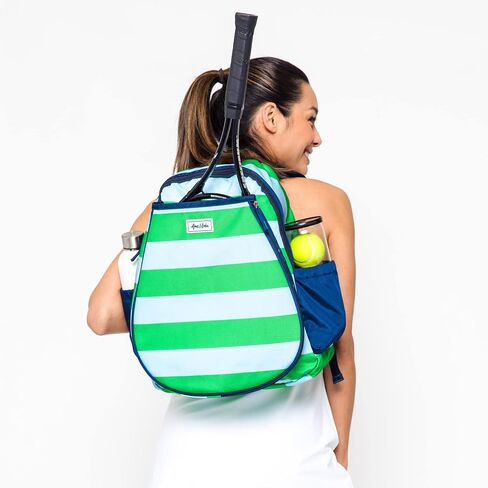 Ame & Lulu Game On Tennis Backpack - Contains Padded & Adjustable Straps - Two Exterior Water Bottle Pockets in Saudi Arabia