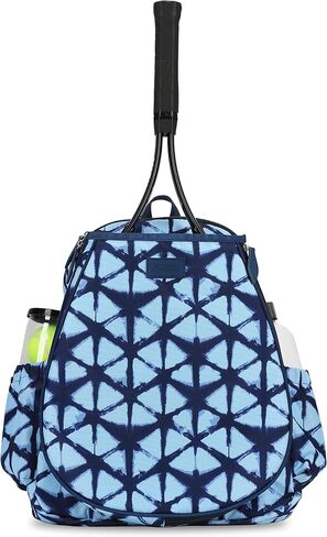 Ame & Lulu Game On Tennis Backpack - Contains Padded & Adjustable Straps - Two Exterior Water Bottle Pockets in Saudi Arabia