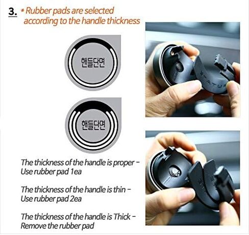 Mini Power Handle Steering Wheel Spinner Knob for All Car (Gray) in Kuwait