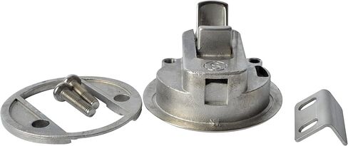 Amarine Made 2" Flush Pull Slam Latch Stainless Steel Round Pull Latch for RV Boat Deck Hatch 1/4" Door Cabinet Hardware (A) in Saudi Arabia