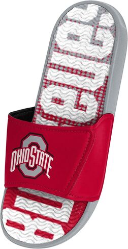FOCO Ohio State Buckeyes NCAA Mens Gradient Wordmark Gel Slide - L in Saudi Arabia