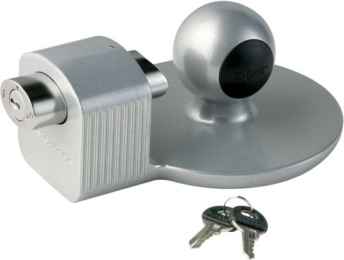 Master Lock Trailer Lock, Trailer Coupler Lock, Fits 2-5/16 in. Couplers, 378DAT 377KA Trailer Hitch Lock, Fits 1-7/8 in, 2 in, and Most 2-5/16 in. Trailer Couplers in Saudi Arabia