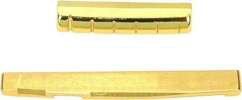 6-String Guitar Saddle Kits Brass Guitar Pins Accessories Acoustic Guitar Replacement Parts in Saudi Arabia
