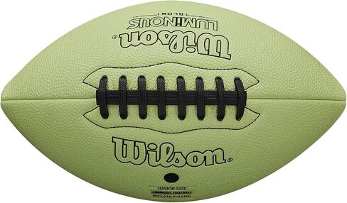 Wilson Luminous Glow Football - Junior Size, Green in Saudi Arabia