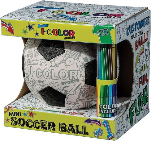Franklin Sports I-Color Sports Ball – Customize Your Own Ball – Football, Basketball, or Soccer Ball in Saudi Arabia