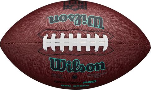 WILSON NFL Ignition Pro Eco Football - Brown, Junior Size in Saudi Arabia