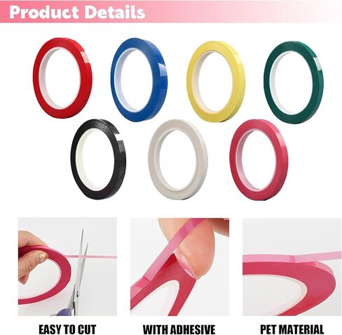 7 لفات شريط إصبع الكمان، لوحة أصابع شريط الكمان، ملصقات دليل إصبع الكمان، شريط أصابع التشيلو بطول 216 قدم للمبتدئين، ملحقات دليل الآلات الموسيقية، عرض 2 مم in Kuwait