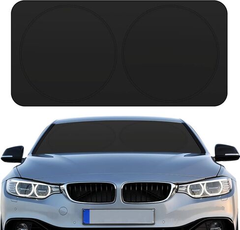 Windshield Sun Shade Foldable Car Front Window Covers for Car Accessories Sun Heat UV Rays Visor Protector Protection for Universal Cars SUV Truck(Beach) in Saudi Arabia