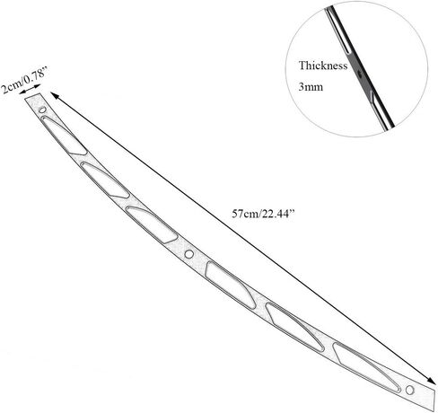 HDBUBALUS Motorcycle Windshield Trim Hollow Fairing Wind Shield Trim Fit for Harley Touring FLHT FLHX 1996-2013 in Saudi Arabia