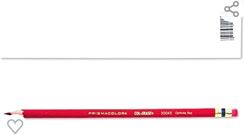 2 DOZEN: Prismacolor Col-Erase Erasable Colored Pencil Carmine Red in Saudi Arabia