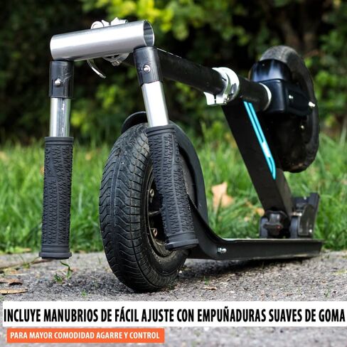 سكوتر Razor A5 Air Kick للأطفال من عمر 8 سنوات فما فوق - سطح طويل جدًا، عجلات مطاطية هوائية مقاس 8 بوصات، قابلة للطي، مقابض مضادة للخشخشة، للراكبين حتى وزن 220 رطلًا in Kuwait