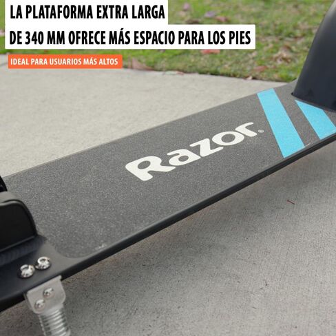 سكوتر Razor A5 Air Kick للأطفال من عمر 8 سنوات فما فوق - سطح طويل جدًا، عجلات مطاطية هوائية مقاس 8 بوصات، قابلة للطي، مقابض مضادة للخشخشة، للراكبين حتى وزن 220 رطلًا in Kuwait