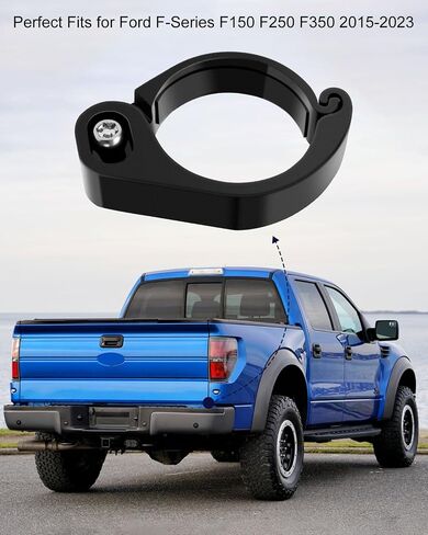 Anti-Theft Tailgate Lock Fits for Ford F-Series F150 F250 F350 2015-2023, Truck Anti-Theft Tailgate Security Locking Device Aluminum Alloy Black in Saudi Arabia