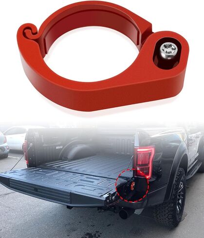 Anti-Theft Tailgate Lock Fits for Ford F-Series F150 F250 F350 2015-2023, Truck Anti-Theft Tailgate Security Locking Device Aluminum Alloy Black in Saudi Arabia