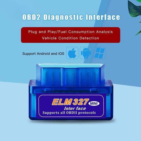 OBD2 Scanner Bluetooth Car Code Reader Diagnostic Tool Wireless OBD Car Code Reader Check Engine for Cars and Trucks for iOS and Android in Saudi Arabia