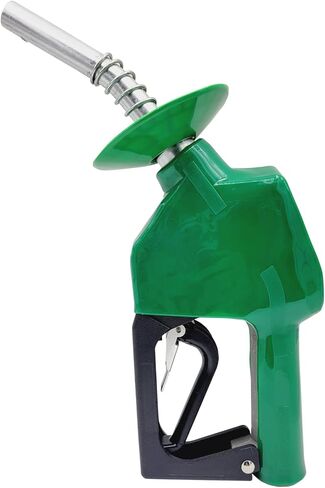 MenaITEK-11A فوهات وقود للإغلاق التلقائي مقاس 3/4 بوصة (أخضر + واقي من الرذاذ) تستخدم للديزل والبنزين والكيروسين 3 فتحات مشبك مفتوح معدل تدفق عالي 16 جالون في الدقيقة 13/16 بوصة صنبور (OD = 20 مم) in Kuwait