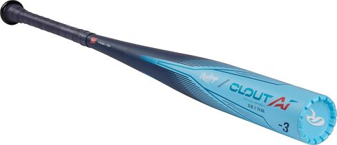 Rawlings | 2024 | Clout AI Baseball Bat | BBCOR | -3 Drop | 2 5/8" Barrel | 1 Pc. Alloy in Saudi Arabia