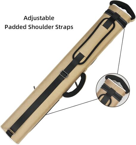 حقيبة CRICAL 2B4S الصلبة 2x4 Pool Cue - حقيبة حمل عصا البلياردو - 2 مؤخرة و4 عمود in Kuwait