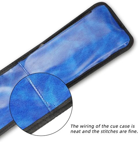 ZOKUE Pool Cue Case 1x1 Soft Leather Carrying Bag Carom Cue Case Billiards Accessories in Saudi Arabia