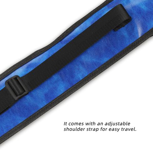 ZOKUE Pool Cue Case 1x1 Soft Leather Carrying Bag Carom Cue Case Billiards Accessories in Saudi Arabia