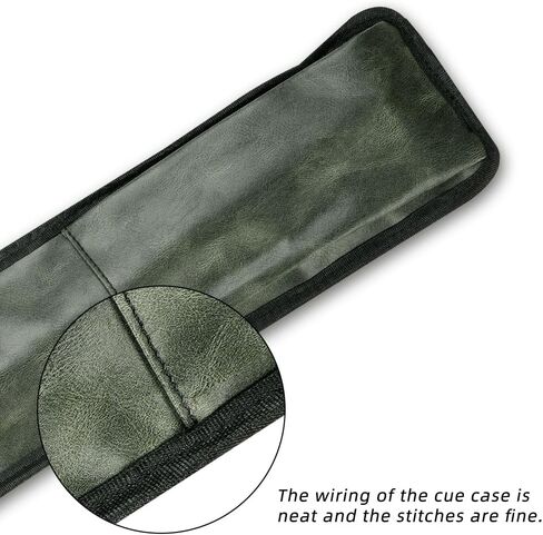 ZOKUE Pool Cue Case 1x1 Soft Leather Carrying Bag Carom Cue Case Billiards Accessories in Saudi Arabia