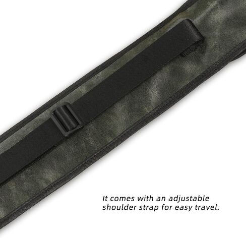ZOKUE Pool Cue Case 1x1 Soft Leather Carrying Bag Carom Cue Case Billiards Accessories in Saudi Arabia