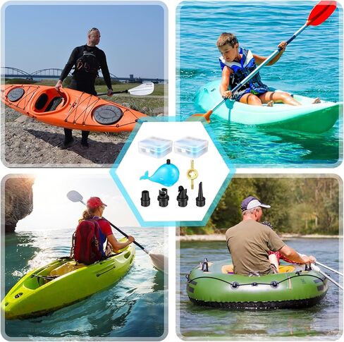 مجموعتان من محول صمام لوح التجديف SUP، محول مضخة SUP قابل للنفخ، محول متعدد الوظائف لمضخة الهواء، قوارب الكاياك والقوارب، أسرة قابلة للنفخ، لوح التجديف in Kuwait