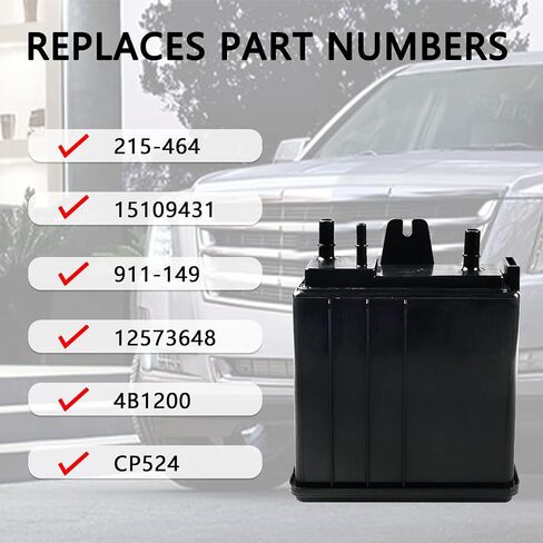 Vapor Canister Replaces 215-464, 15109431, 911-149, 12573648, Compatible with Buick Rendezvous Cadillac CTS Base Escalade SRX Base Chevy Tahoe GMC Yukon in Saudi Arabia