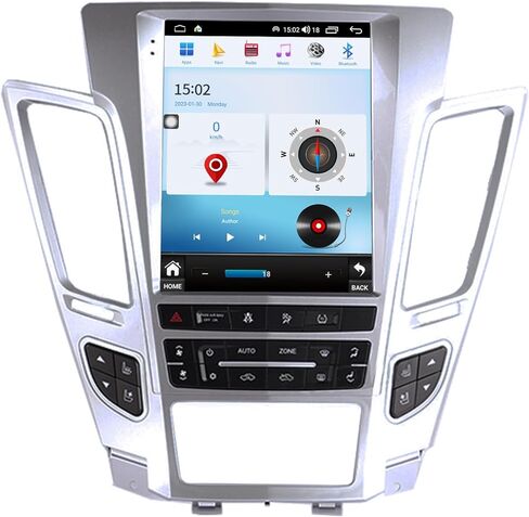 راديو السيارة ستيريو GPS للملاحة لكاديلاك CTS 2007-2012 راديو Android Auto Car Play شاشة عمودية طراز Tesla مع DSP في وحدة التحكم الرئيسية ومشغل الوسائط المتعددة وراديو السيارة والتحكم الصوتي (أسود) in Kuwait