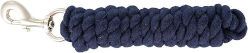 HORZE Howard Soft Cotton 6 Foot Horse Lead Rope with Snap Fastener - Dark Brown - One Size in Saudi Arabia